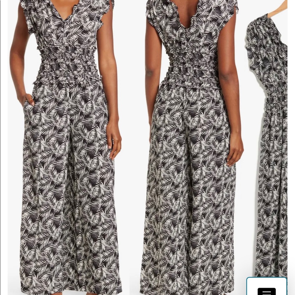 Max studio wide leg jumpsuit